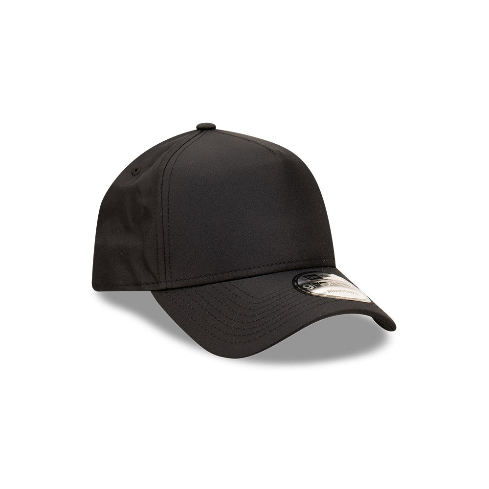 New Era Hat - Blank Essential Black 9Forty A-Frame Snapback Cap
